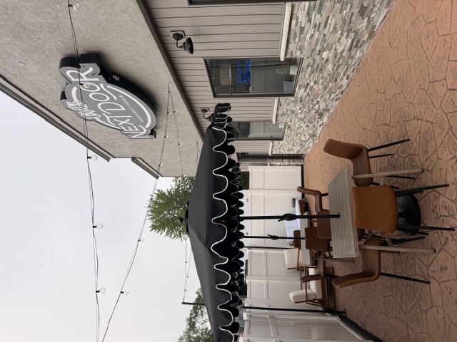 Private outdoor patio at Next Door